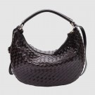 Adax Salerno Shoulder Bag Marlin, Dark Brown thumbnail