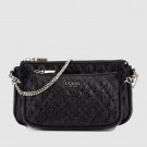 Guess Yarmilla DBL Pouch Crossbody, Black thumbnail