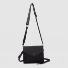 Lycke Flap Bag Levanger, Svart thumbnail