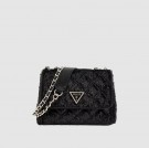 Guess Giully Mini 2 Comp Convertible Flap, Black thumbnail