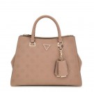 Guess Cresidia Society Satchel, Dark Taupe thumbnail