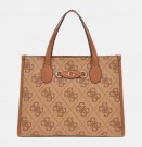 Guess Izzy 2 Comp Tote, Latte Logo thumbnail
