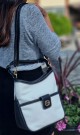 Lycke Hobo Veske, White/Black thumbnail