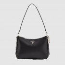 Guess Daryna Top Zip Shoulder Bag, Black thumbnail