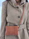 House of Sajaco Clutch Veske, Brun thumbnail