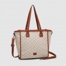 Lycke Tote Bag Flora, Beige thumbnail