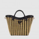 Guess Atalia Mini Tote, Natural/Black thumbnail