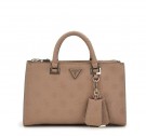 Guess Cresidia Status Satchel, Dark Taupe thumbnail