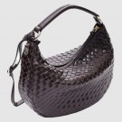 Adax Salerno Shoulder Bag Marlin, Dark Brown thumbnail