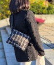 Lycke  Clutch Veske Sortland, Blackpattern thumbnail