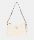Guess Adelard Top Zip Shoulder Bag, Stone thumbnail