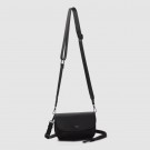 Lycke Flap Bag Levanger, Svart thumbnail