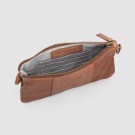 House of Sajaco Clutch Veske, Brun thumbnail