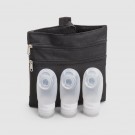 North Pioneer Toiletry Kit 3 Pcs Silicon Bottle, Black thumbnail