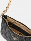 Guess Adelard Top Zip Shoulder Bag, Black thumbnail