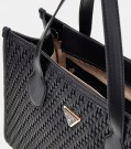 Guess Silvana 2 Comp Tote, Black thumbnail