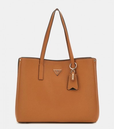 Guess Meridian Girlfriend Tote, Cognac
