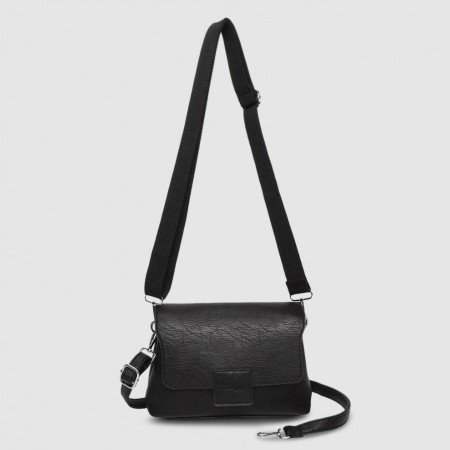 Duffy Flap Bag, Svart