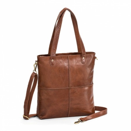House of Sajaco Tote Bag, Cognac