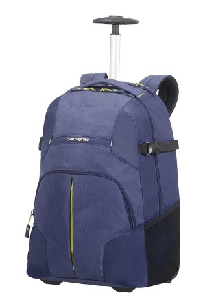 Samsonite Rewind Laptop Backpack with Wheels 55 cm, Dark Blue