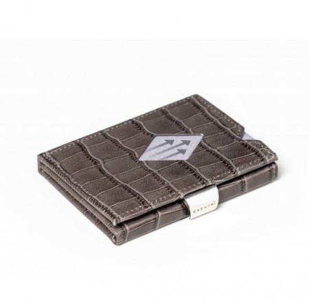 Exentri kortholder / lommebok, Caiman Grey