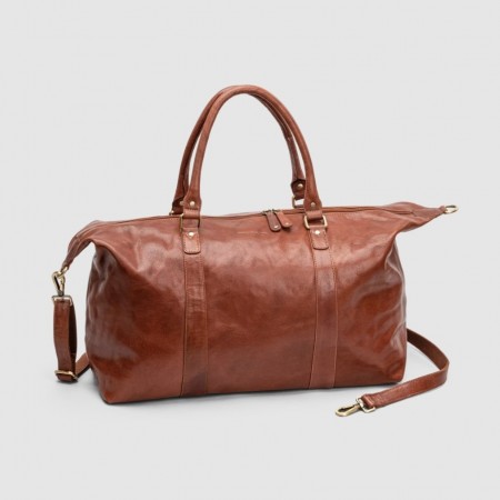 House of Sajaco Weekend Bag, Cognac