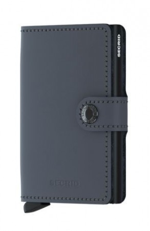 Secrid Miniwallet, Matte Grey-Black