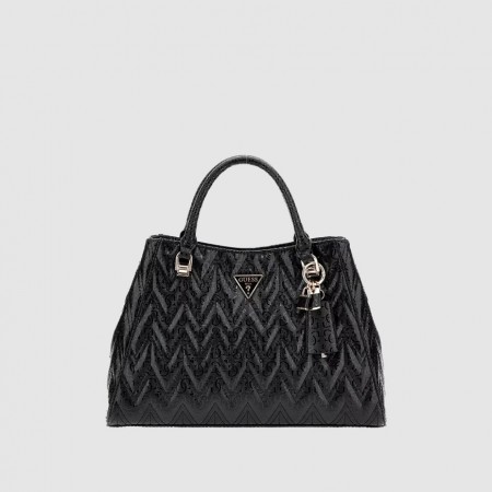 Guess Adelard Girlfriend Satchel, Black
