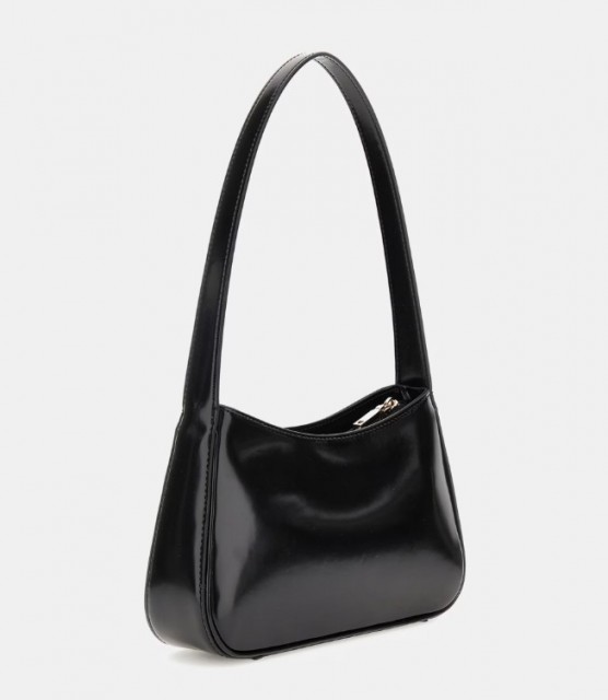 Guess Arnela Top Zip Shoulder Bag, Black