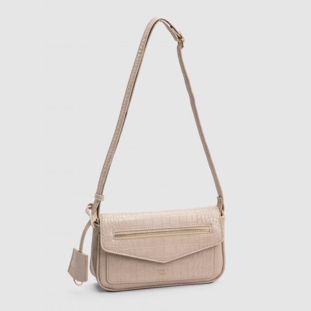 Lycke Flap Bag Skjeberg, Beige