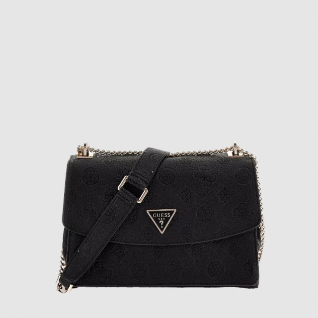 Guess Cresidia Convertible Crossbody Flap, Black