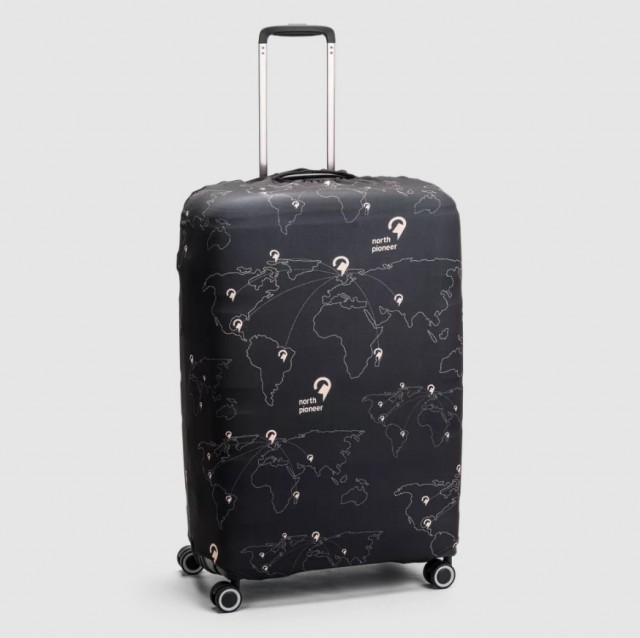 North Pioneer Suitcasecover Large, Black