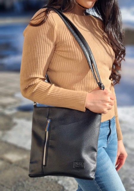 Lycke Nora Liten Crossover Veske, svart