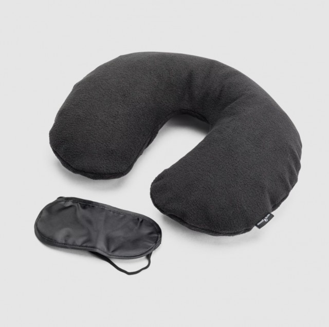 North Pioneer Neckpillow And Eyemask, Svart