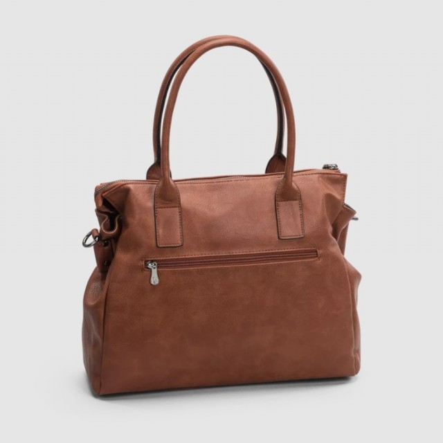 Puccini Computer Bag Donna, Cognac