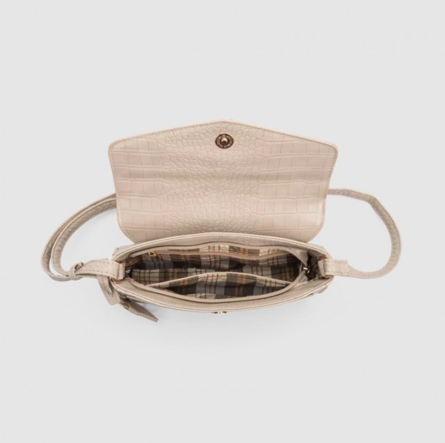Lycke Flap Bag Skjeberg, Beige