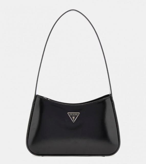 Guess Arnela Top Zip Shoulder Bag, Black