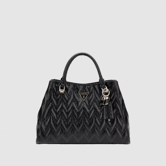 Guess Adelard Girlfriend Satchel, Black