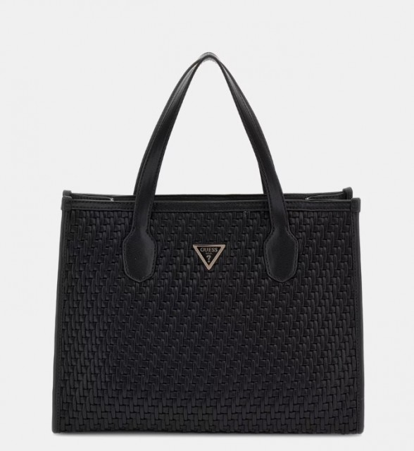 Guess Silvana 2 Comp Tote, Black