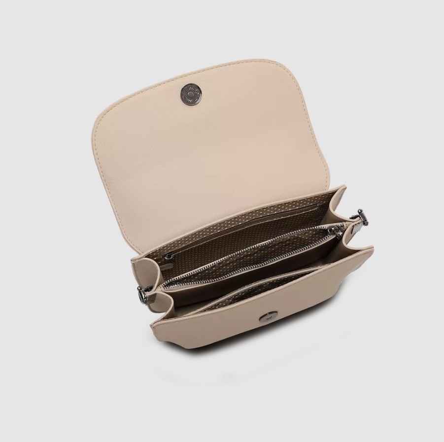 Lycke Flap Bag Levanger, Beige