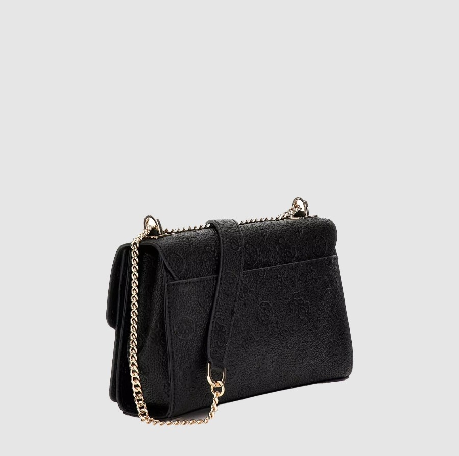 Guess Cresidia Convertable Crossbody Flap, Black