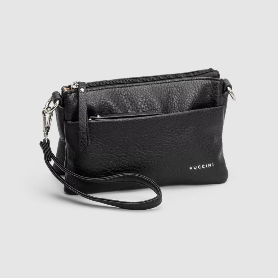 Puccini Clutch Veske, Svart