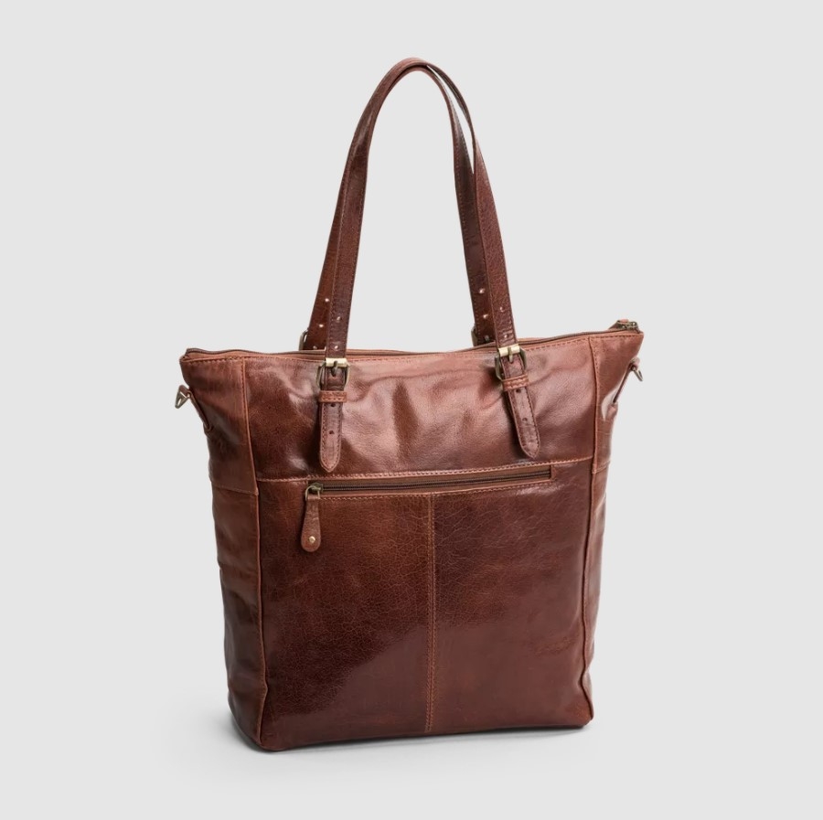 House of Sajaco Tote Bag, Cognac