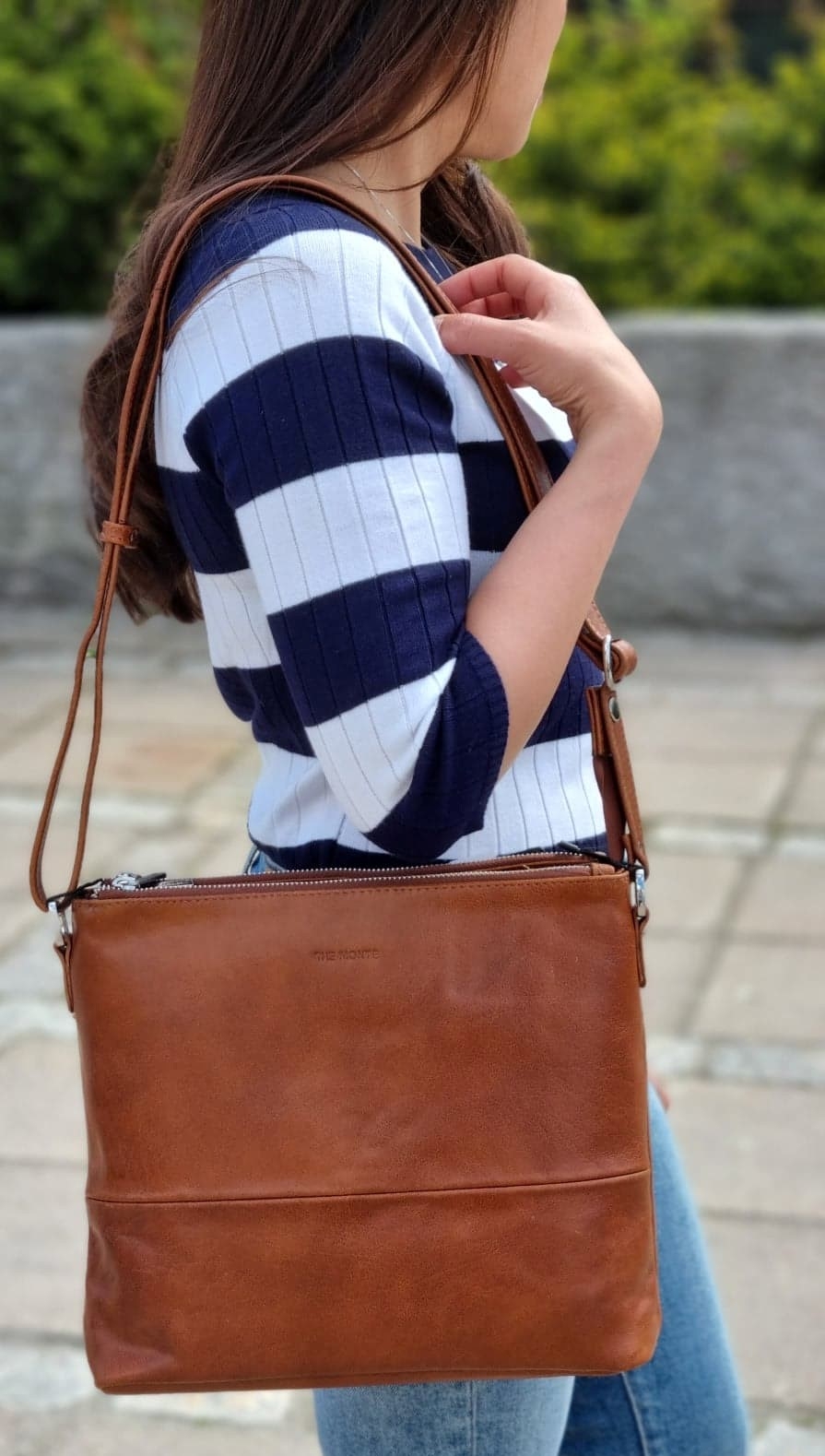 The Monte Crossover Skinnveske, cognac
