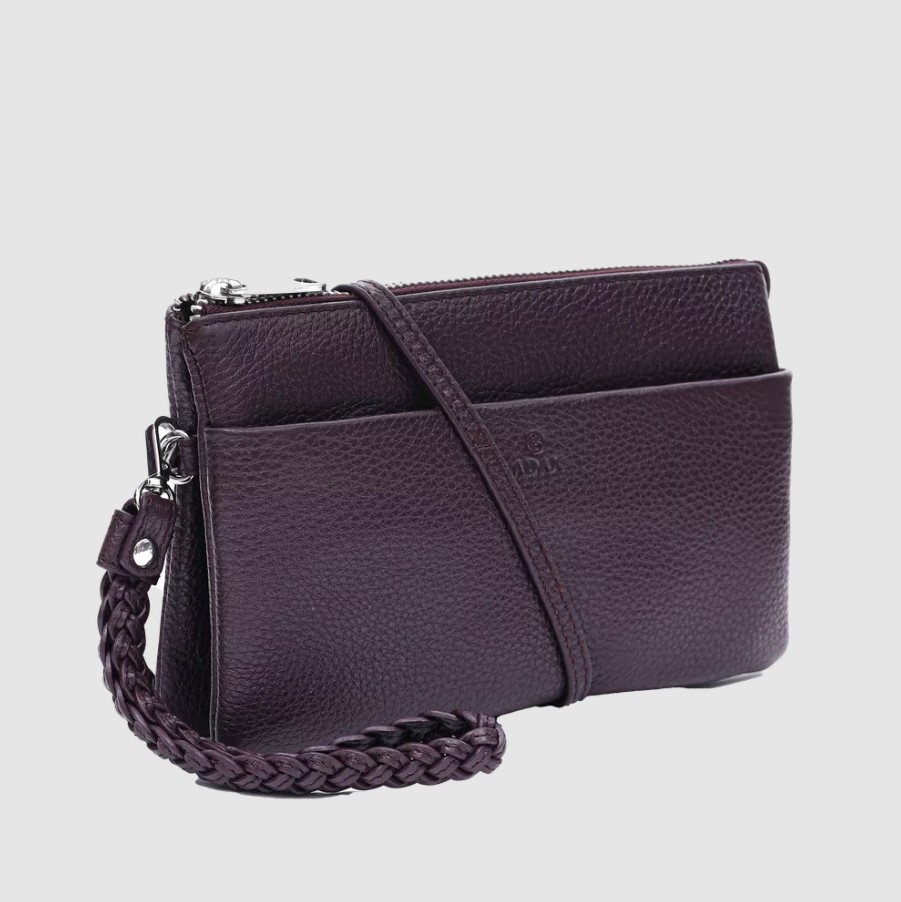 Adax Cormorano Combi Clutch Nellie, Burgundy