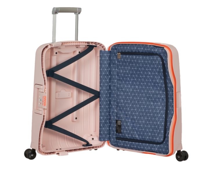 Samsonite S´Cure Kabinkoffert størrelse 55 cm, Soft Rose