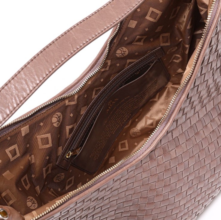 Adax Salerno Shoulder Bag Mindy, Taupe