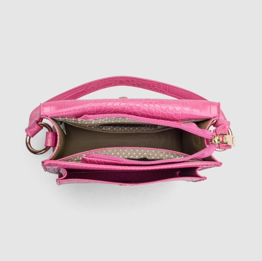 Lycke Flap Bag, Rosa