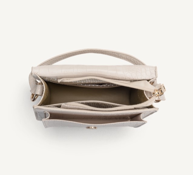 Lycke Flap Bag, Beige