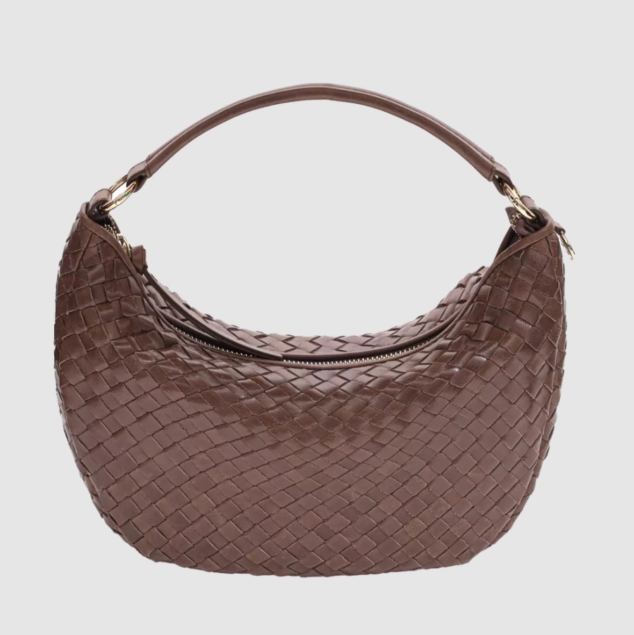 Adax Salerno Shoulder Bag Marlin, Taupe